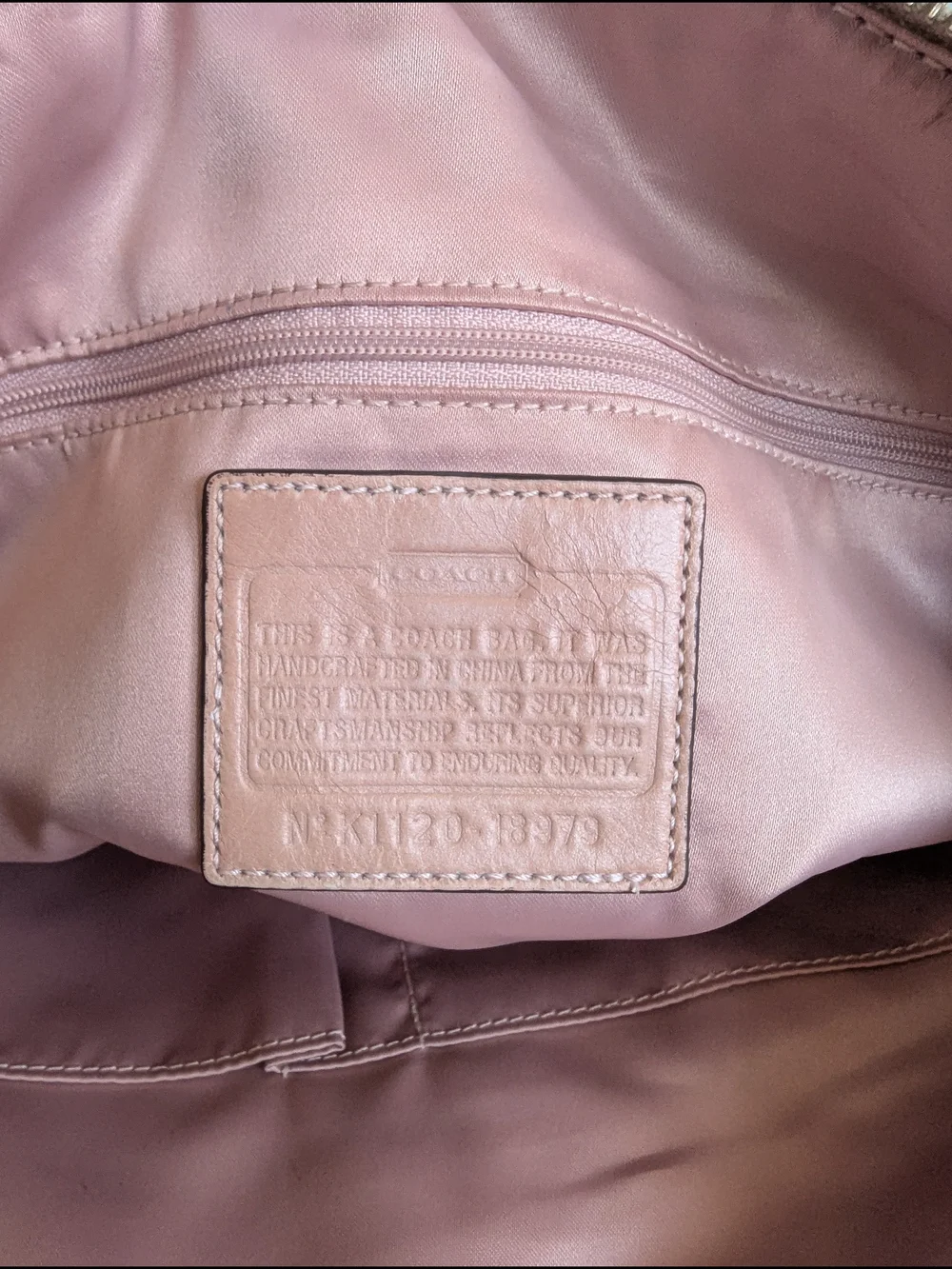 Coach poppy metallic